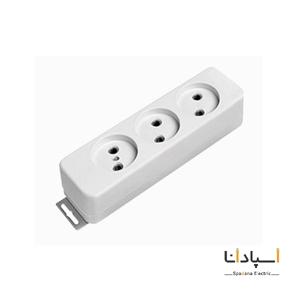 شهاب 3 خانه بدون ارت و بدون کلید با کابل 1/8 متری پارت مدل 861